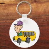 Stuurprogramma school sleutelhanger (Voorkant)