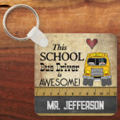 Stuurprogramma school sleutelhanger (Voorkant)