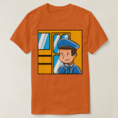 Stuurprogramma schoolbus 2 t-shirt (Design voorkant)