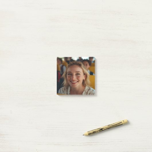 Stuurprogramma Schoolbus Foto Aanpassen Post-it® Notes (Op bureau)