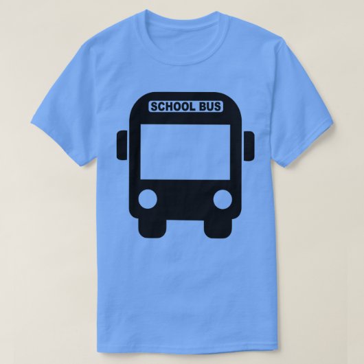 Stuurprogramma schoolbus Kinder scholier T-shirt (Design voorkant)