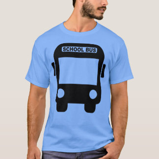Stuurprogramma schoolbus Kinder scholier T-shirt