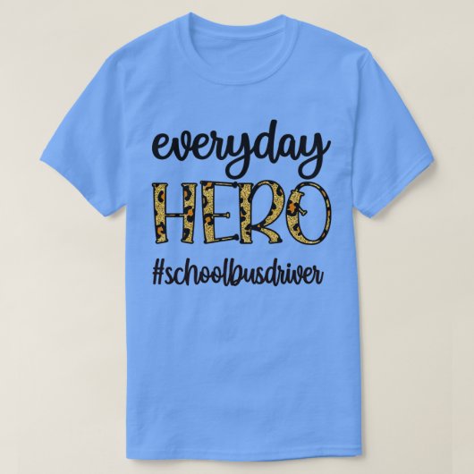 Stuurprogramma schoolbus t-shirt (Design voorkant)