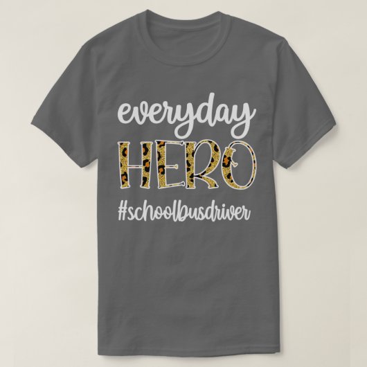 Stuurprogramma schoolbus t-shirt (Design voorkant)