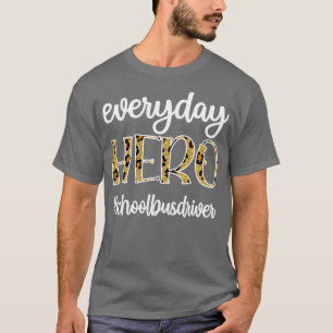 Stuurprogramma schoolbus t-shirt