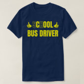 Stuurprogramma schoolbus t-shirt (Design voorkant)