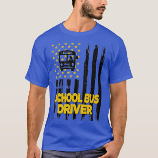 Stuurprogramma schoolbus t-shirt