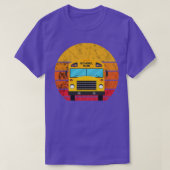 Stuurprogramma Sunset Bus Drivers Retro T-shirt (Design voorkant)