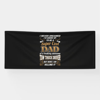 Stuurprogramma Super Cool Dad nooit droomd Spandoek