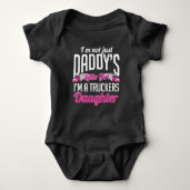 Stuurprogramma Truck Trucker Daughter Romper