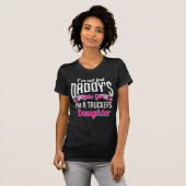 Stuurprogramma Truck Trucker Daughter T-shirt (Voorkant volledig)