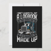 Stuurprogramma Trucker Logbook Kaart (Voorkant)