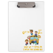 Stuurprogramma van de Funny School Terug naar scho Klembord (Voorkant)