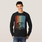 Stuurprogramma voor afvoer van vrachtwagenchauffeu t-shirt (Voorkant volledig)