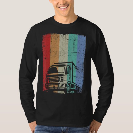 Stuurprogramma voor afvoer van vrachtwagenchauffeu t-shirt (Voorkant)