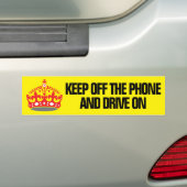 Stuurprogramma voor afwijkend sms-verkeer Buiten d Bumpersticker (Op auto)