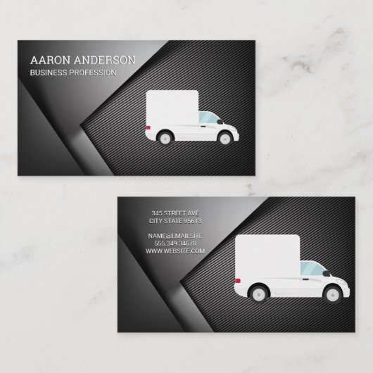 Stuurprogramma voor autolevering visitekaartje (Voorkant / Achterkant)