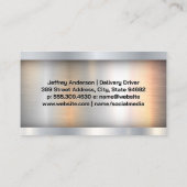 Stuurprogramma voor bezorgpakket | Logistiek Visitekaartje (Achterkant)