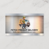 Stuurprogramma voor bezorgpakket | Logistiek Visitekaartje (Voorkant)