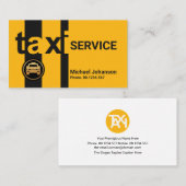 Stuurprogramma voor BrightStor Yellow Taxi Silhoue Visitekaartje (Voorkant / Achterkant)