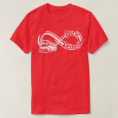 Stuurprogramma voor bus-stuurprogrammaindheid t-shirt (Design voorkant)