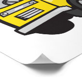 Stuurprogramma voor de bouwnijverheid Cement Mixer Poster (Hoek)