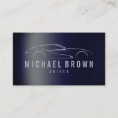 Stuurprogramma voor de professionele metallische m visitekaartje (Voorkant)