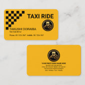 Stuurprogramma voor de verblindende gele belasting visitekaartje (Voorkant / Achterkant)