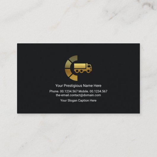 Stuurprogramma voor elektronische bliksem Gold Lin Visitekaartje (Achterkant)