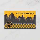 Stuurprogramma voor het landschap Taxi in Bright Y Visitekaartje (Voorkant)