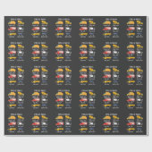 Stuurprogramma voor het recyclen van vuilnis Kinde Cadeaupapier (Vlak)