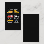 Stuurprogramma voor het recyclen van vuilnis Kinde Visitekaartje (Voorkant / Achterkant)