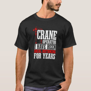 Stuurprogramma voor kraanbedieningstower — Zware E T-shirt