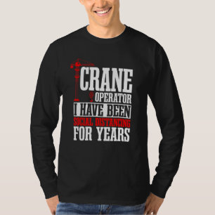 Stuurprogramma voor kraanbedieningstower — Zware E T-shirt