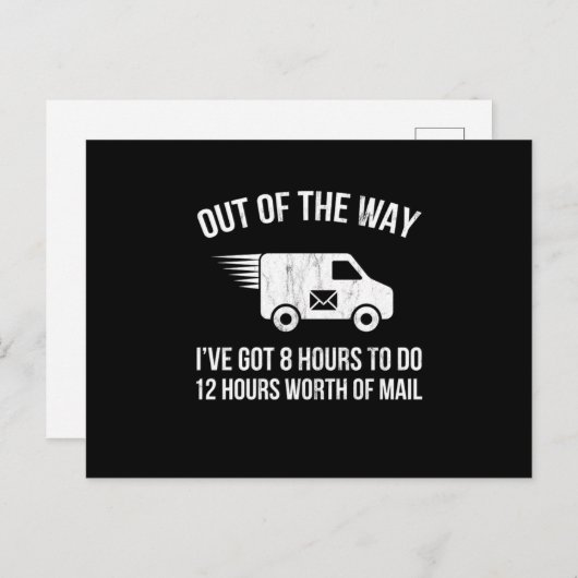 Stuurprogramma voor levering - Joke Gifts Delivery Briefkaart (Voorkant / Achterkant)