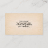 Stuurprogramma voor logistieke levering visitekaartje (Achterkant)