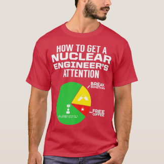 Stuurprogramma voor nucleaire ingenieur t-shirt