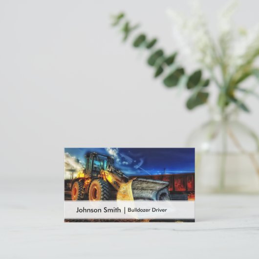 Stuurprogramma voor professionele constructiedrukm visitekaartje (Staand voorkant)