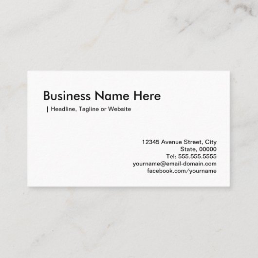 Stuurprogramma voor professionele constructiedrukm visitekaartje (Achterkant)