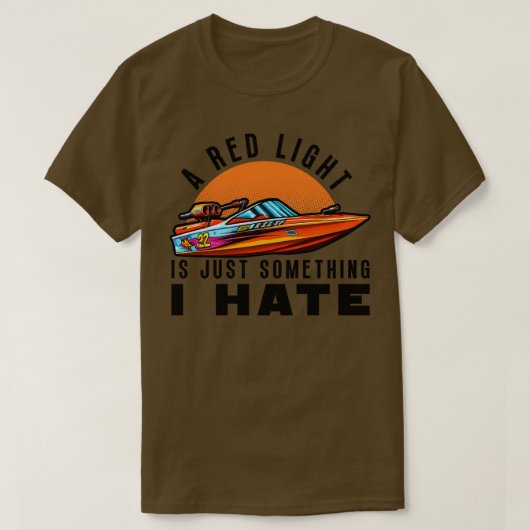 Stuurprogramma voor racersnelheid sleept t-shirt (Design voorkant)