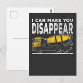 Stuurprogramma voor Sarcastic Construction Site Co Briefkaart (Voorkant / Achterkant)