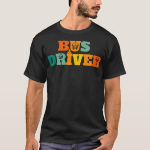 Stuurprogramma voor schoolbuschauffeur t-shirt