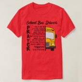 Stuurprogramma voor schoolbussen t-shirt (Design voorkant)