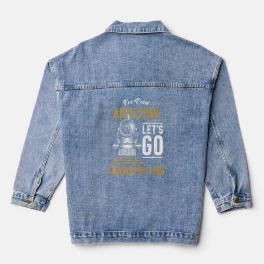 Stuurprogramma voor stuurmachinist Trainspotting L Denim Jacket (Achterkant)