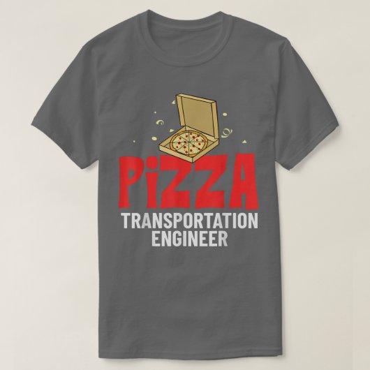 Stuurprogramma voor voedsellevering bezorgt postiz t-shirt (Design voorkant)