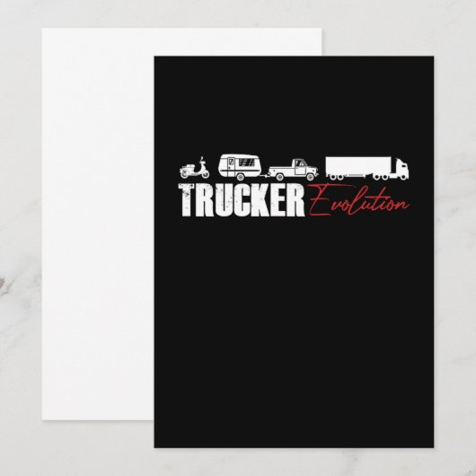 Stuurprogramma voor vrachtwagenontwikkeling - Cool Kaart (Voorkant / Achterkant)