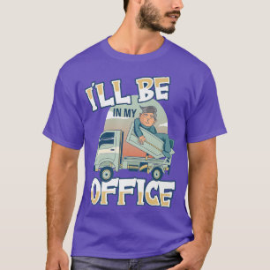 Stuurprogramma voor vrachtwagens - ontwerp voor al t-shirt
