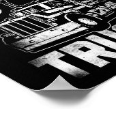 Stuurprogramma voor vrachtwagens speelt nog steeds poster (Hoek)