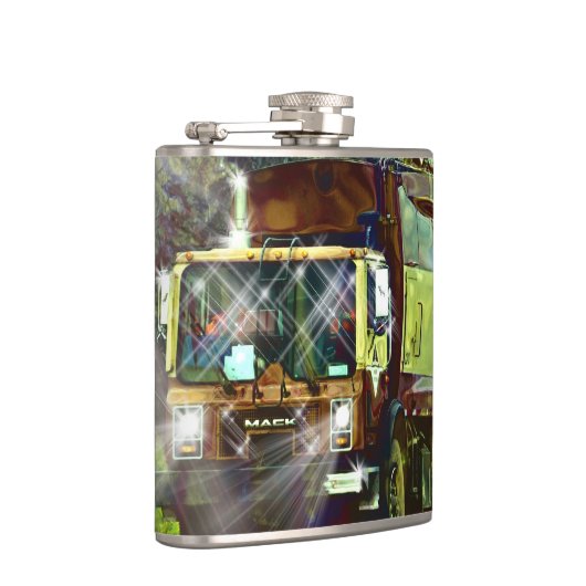 Stuurprogramma vuilniswagen, vuilniswagen heupfles (Rechts)