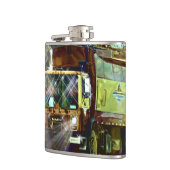 Stuurprogramma vuilniswagen, vuilniswagen heupfles (Links)